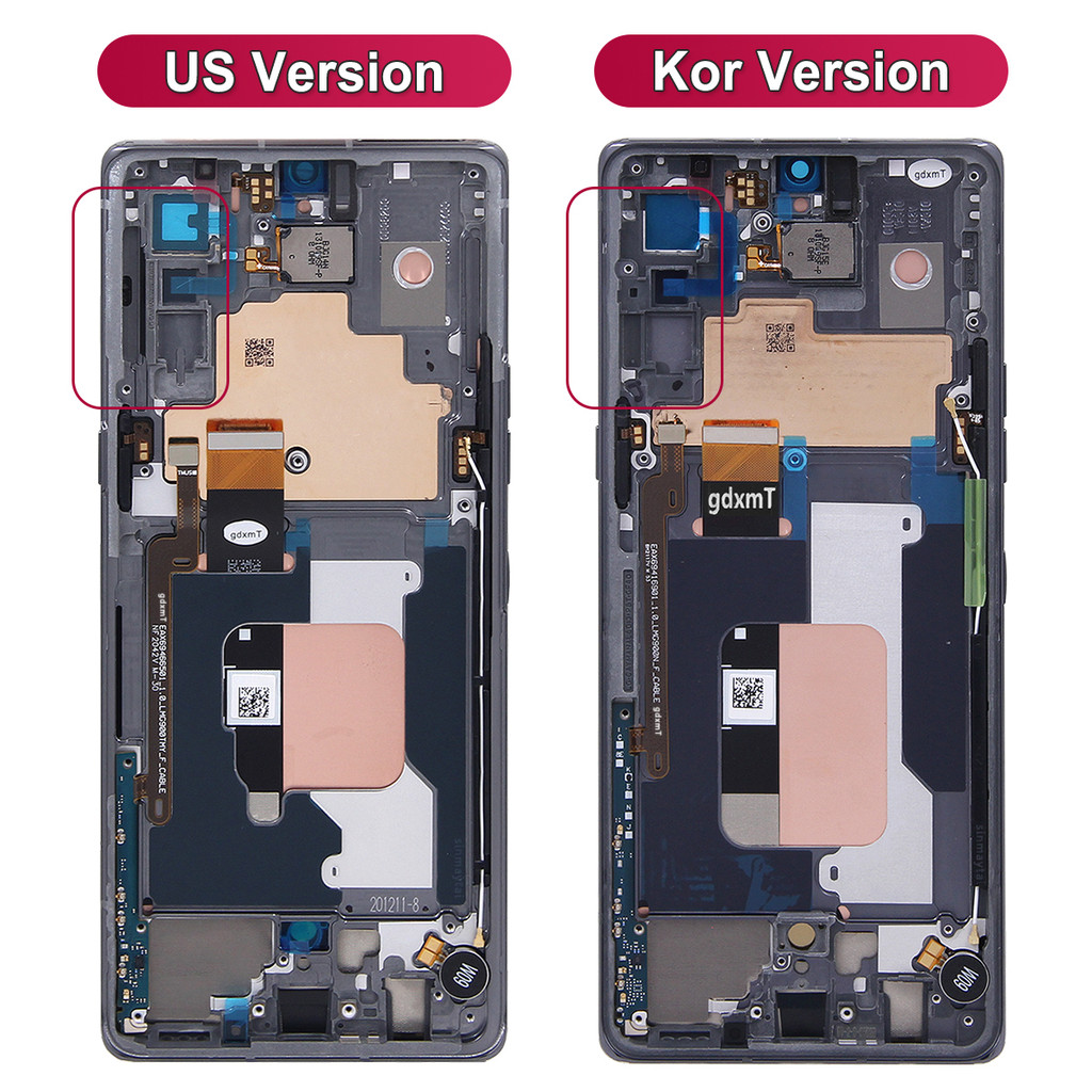 6.8'' G9 LCD Display Touch Screen Digitizer Assembly For Velvet 5G LCD For LG G9 ThinQ Screen