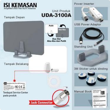 Promo Antena Indoor Px Uda 3100A Antena Luar Dalam Digital Terjamin