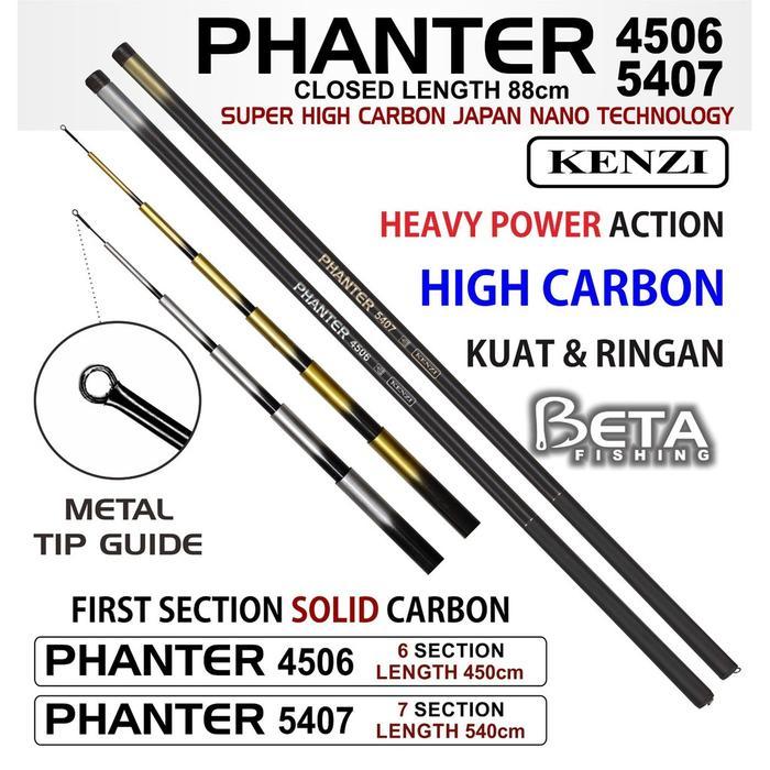 Rod Joran Tegek Kenzi Phanter Carbon Rod Promo