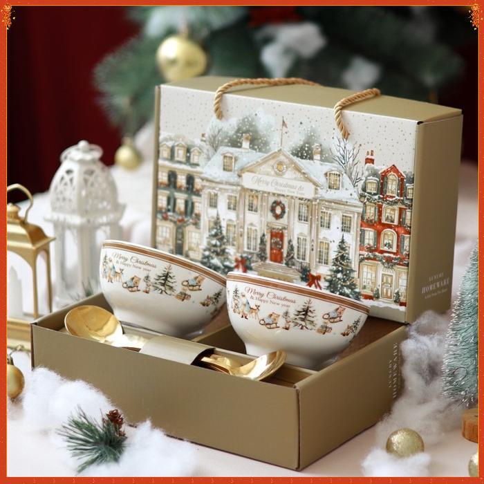 DISKON Hampers Mangkok Set Premium Hampers Mangkok keramik porcelen Hampers Mangkok Souvenir