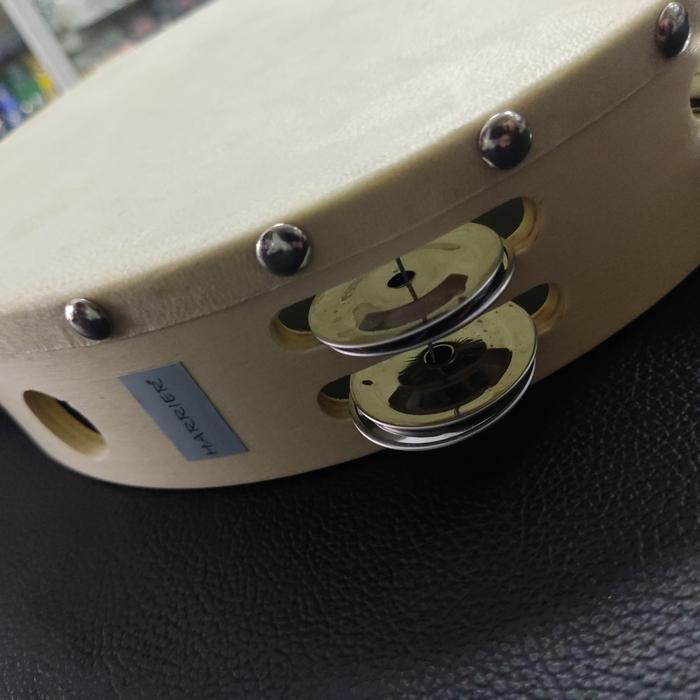 Tamborin kulit kayu 10" atau 25cm HARRIER