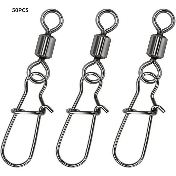 DISKON Swivel Pancing Kili Kili Stainless Swivel Kili Kili Swivel Snap Pancing Swivel Snap 50pcs