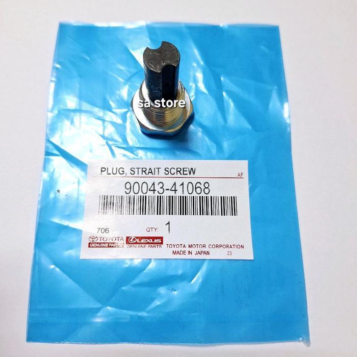 BAUT GARDAN - BOLT DRAIN PEMBUANGAN OLI GARDAN MAGNET ORIGINAL TOYOTA AVANZA XENIA RUSH TERIOS