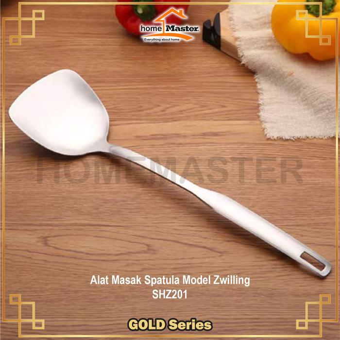 HomeMaster Spatula/Sodet/Sutil Stainless/Besi Baja Tahan Karat SUS201 Alat Masak Model Minimalis