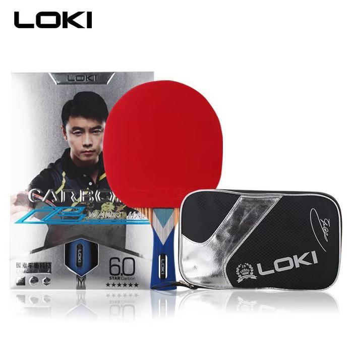 Bet Pingpong Bet Tenis Meja Bat Pingpong Loki 6star Carbon ORIGINAL