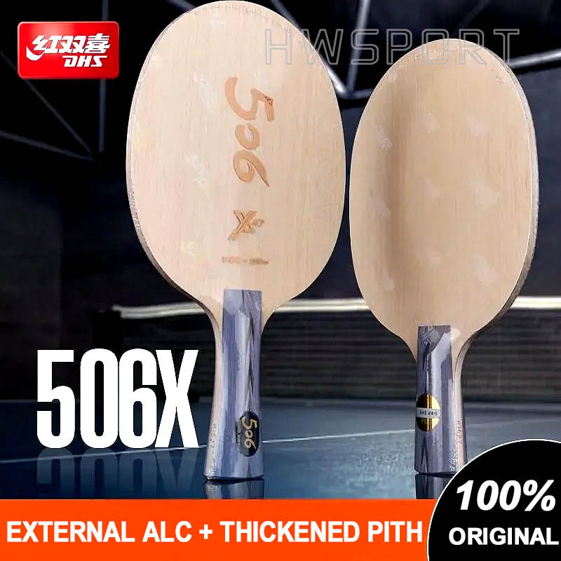DHS TG 506X Table Tennis Blade Professional Offensive Thickened Pith Ping Pong Blade with Original B