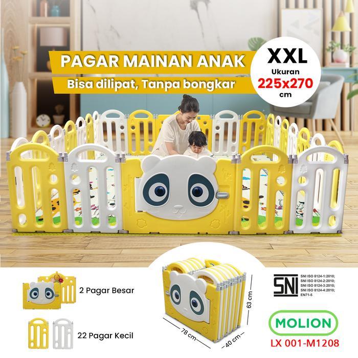 SPEEDS SNI Pagar Bayi Pagar Set Anak Pagar Bayi Bermain Playpen 001-M1208
