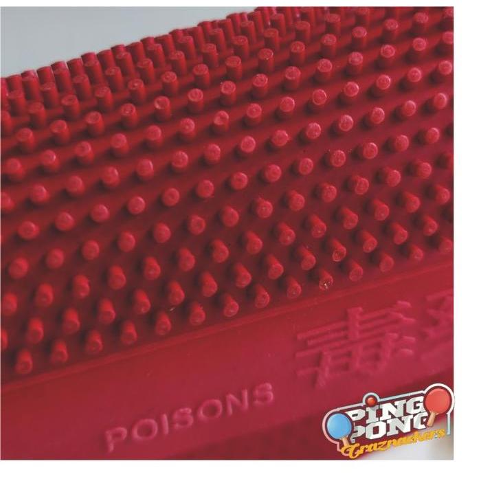 KARET PINGPONG TENIS MEJA BINTIK JAHANAM POISONS