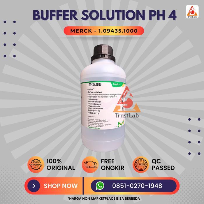 BUFFER SOLUTION PH 4 MERCK 1.09435.1000 BUFFER PH 4 MERCK 109435