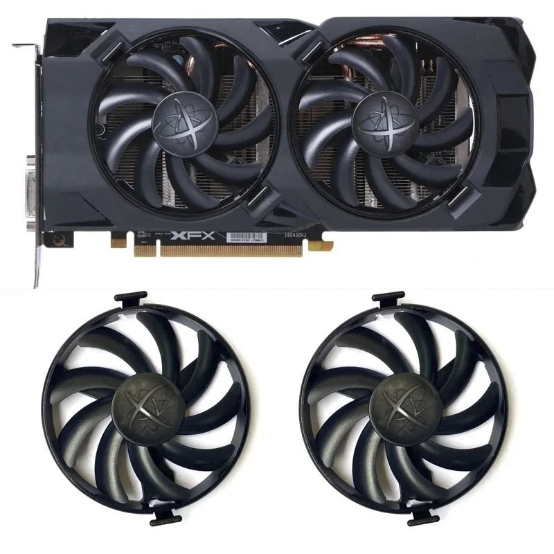 New RX580 480 470 GPU Fan FDC10U12S9-C for XFX AMD Radeon RX 470 480 580 RX580 RX480 RX470 Graphics