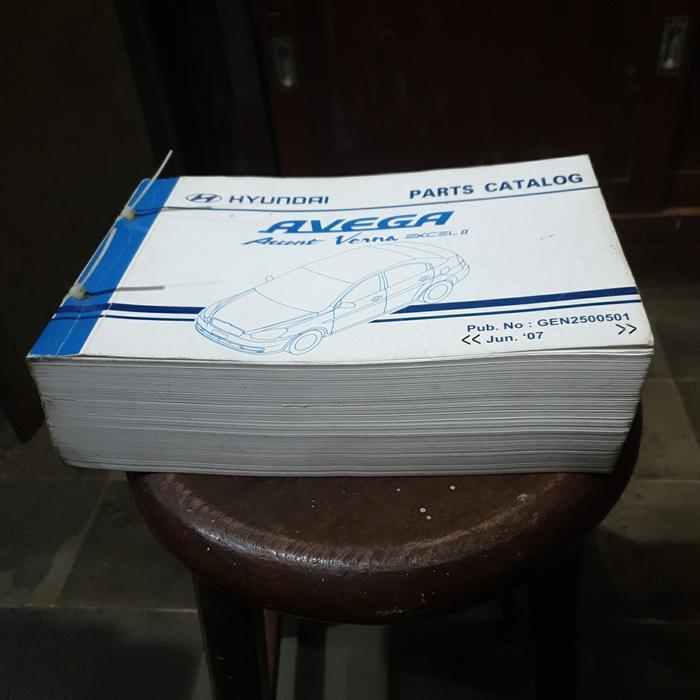 Buku Part Catalog Hyundai Avega Verna Dibawah-2010