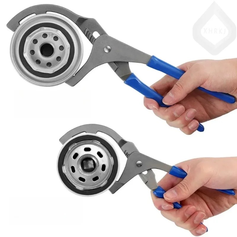 Oil Filter Wrench Oil Filter Disassembly Tool 9/12 Inch Oil Filter Pliers Wrench Disassembly Tool