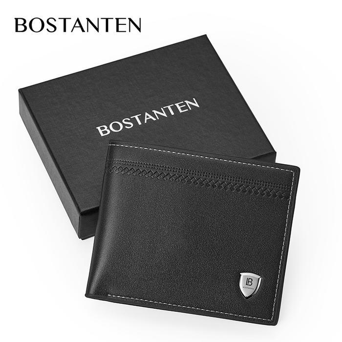 Eiger Bag'S - Dompet Pria Fashion Garis Horizontal Pu Coklat/Hitam Wallet