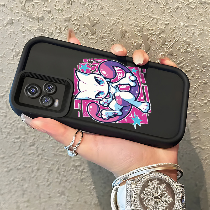 Casing Hp VIVO V20 VIVO V20 Pro Case Casing Kucing manis pola Kasus HP Tangga Langit Mewah Silikon S