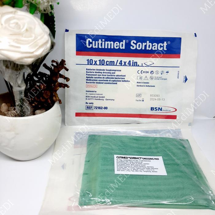 CUTIMED SORBACT PAD UK 10 CM X 10 CM ( PER LEMBAR )