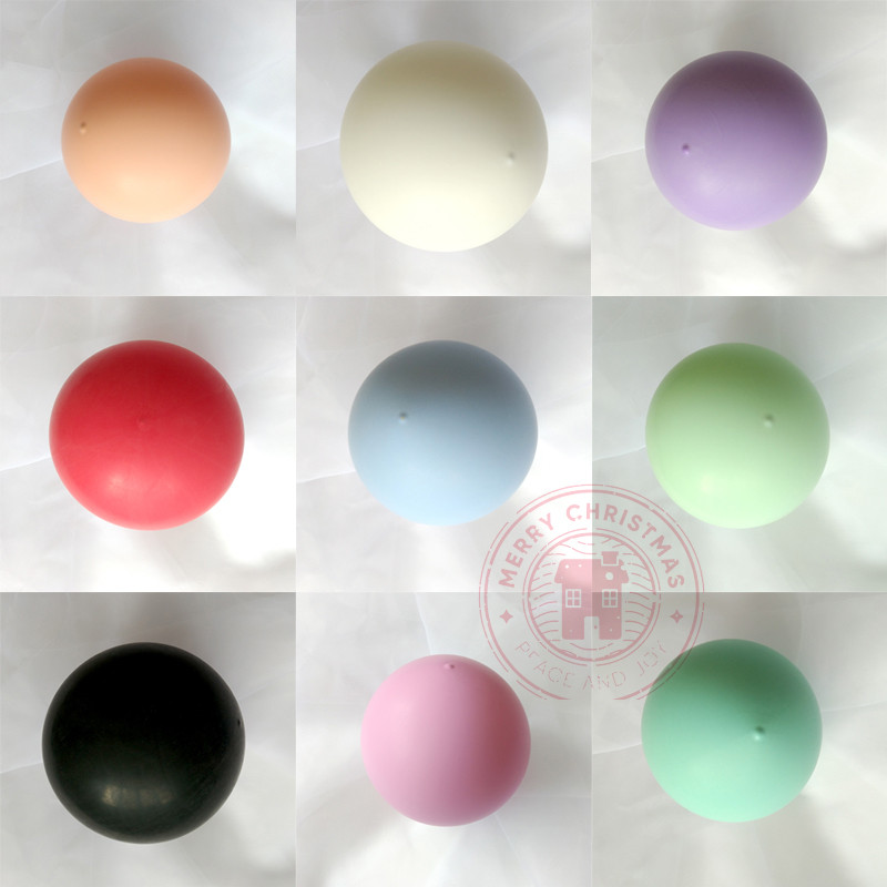 20Pcs Matte Macarone Balloon Thickened Latex Helium Balloons White Red Green Blue Purple Ballon