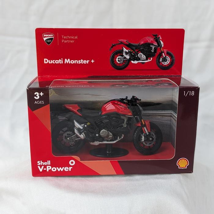 DIECAST MAINAN MOTOR DUCATI MONSTER SHELL TERBARU