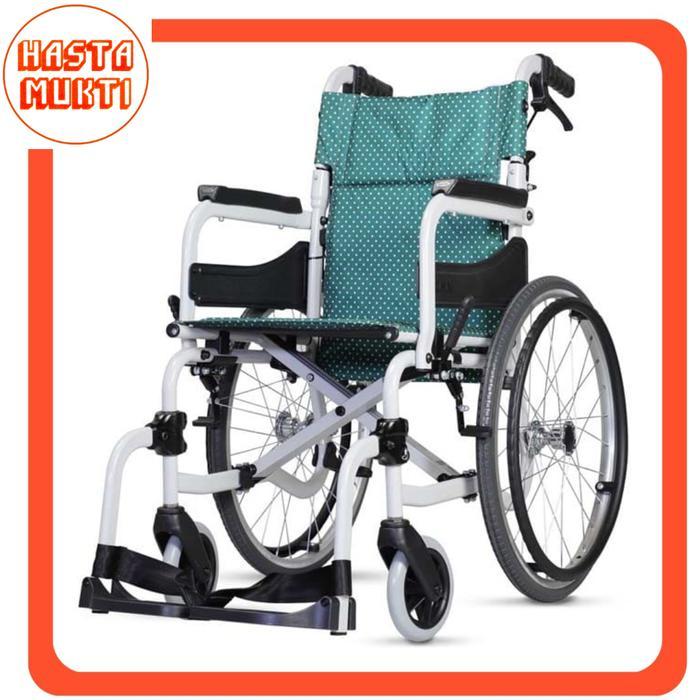 Soma Kursi Roda 250 Wheelchair / Kursi roda 250.5 SOMA - hijau polkadot