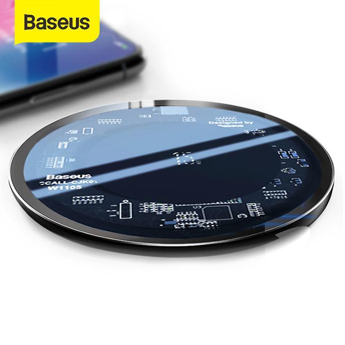 Baseus 15W Wireless Charger For Airpods Iphone 11 Pro Transparent Qi