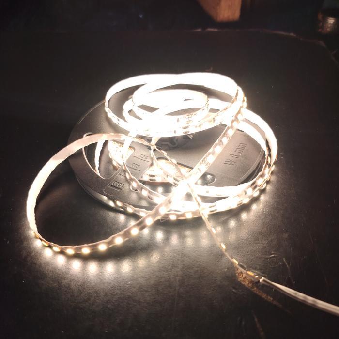 LAMPU LED STRIP ZIGZAG MATA RAPAT 120LED/M DC 12V WARM WHITE 5M