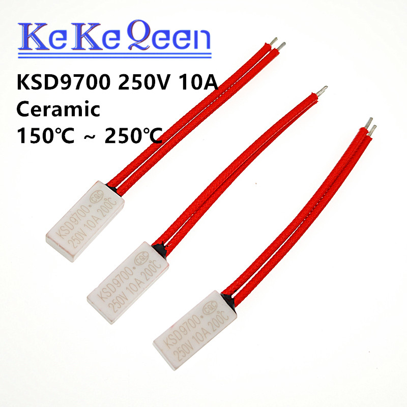 Ksd9700 250V 10A 150C 160C 170C 180C 190C 200C 210C 220C 230C 240C 250 Degree Normally Closed/Nc
