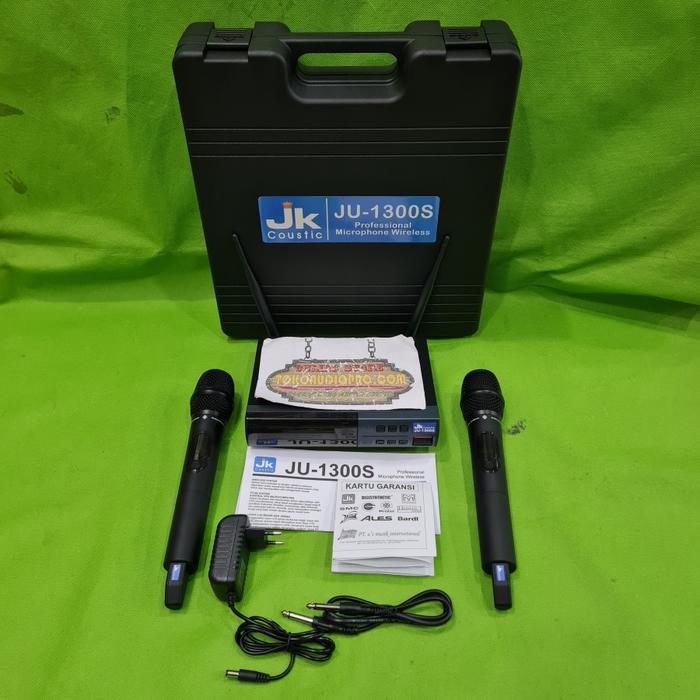 Jk Coustic Ju-1300S Dual Channel Microphone Wireless Ju1300S Mikrofon Co