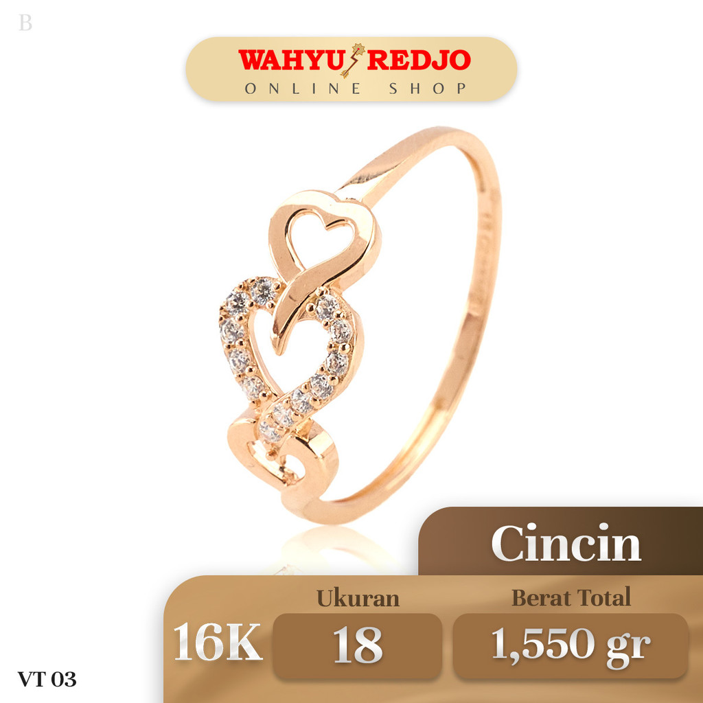 Cincin Emas Kadar 16K Wahyu Redjo CC-16K 30103133