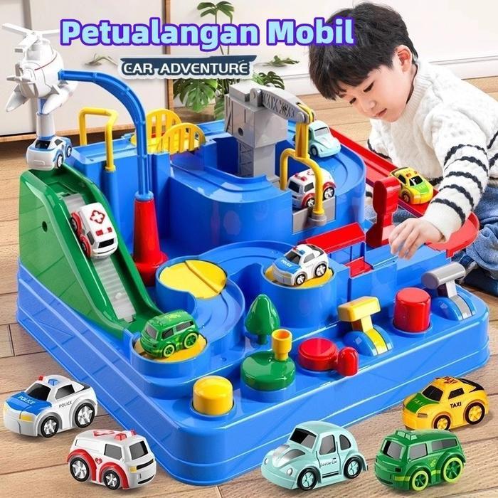 Vixplorn Mainan Adventure Car Car Adventure Brain Game Mainan Edukasi Anak Car Adventure Track