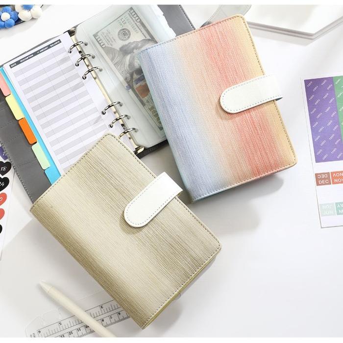 Terlaris Binder Tabungan A6,Buku Keuangan Kulit PU,Buku Tabungan Keuangan Keluarga / Binder Uang