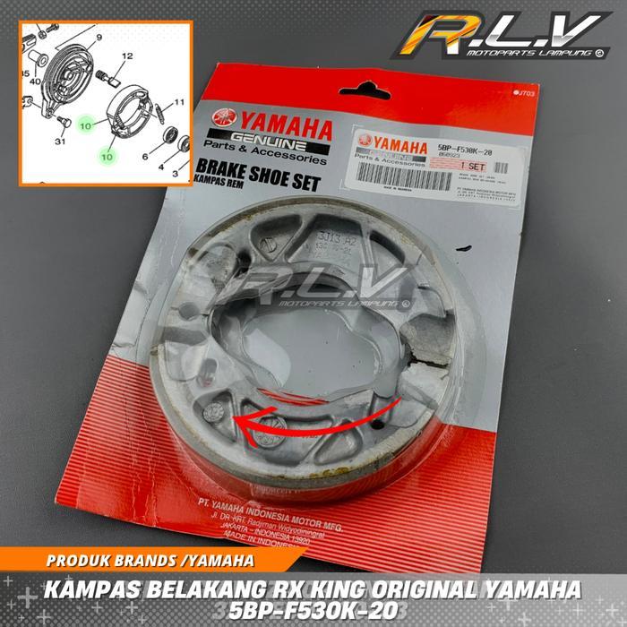 Kampas Rem Belakang Rx King Original