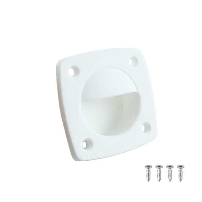 BSET MATEL NILON HITAM TERSEMBUNYI FLUSH SLIDING DOOR HANDLE PULL