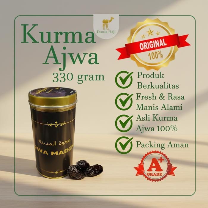 Kurma Ajwa Madinah KALENG Exclusive 330 GRAM Asli Madinah