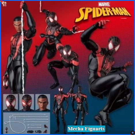 Medicom Toy Mafex Miles Morales Marvel Animated Universe Action Figure