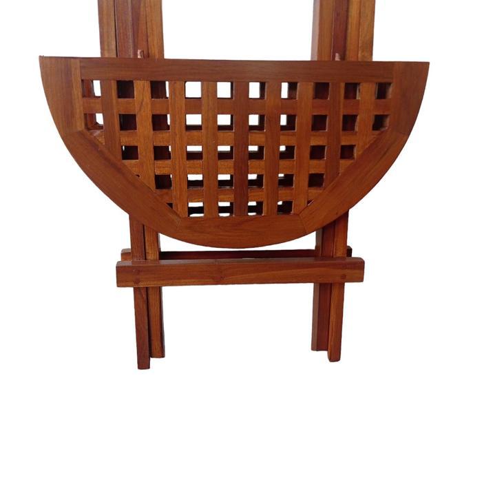 Meja Lipat Bulat Cafe Teras Outdoor