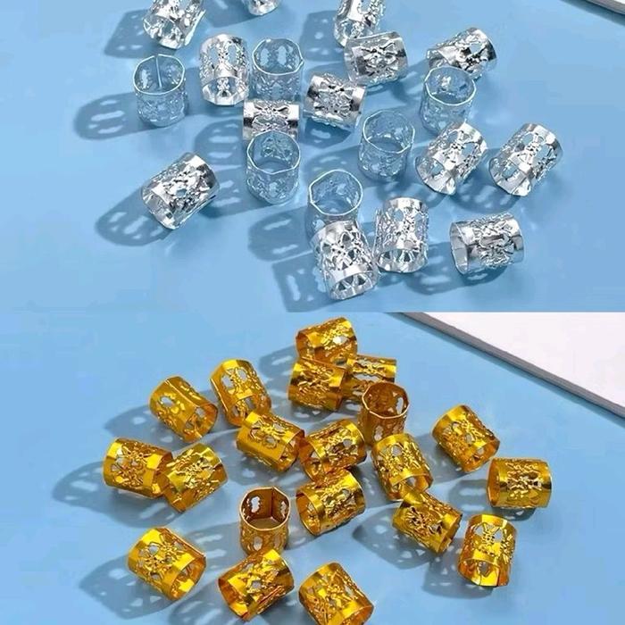 10Pcs Clip Cincin Hijab Pashmina - Cincin Clip Rambut - Ring Hijab Cincin - Jepit Hijab - Asesoris