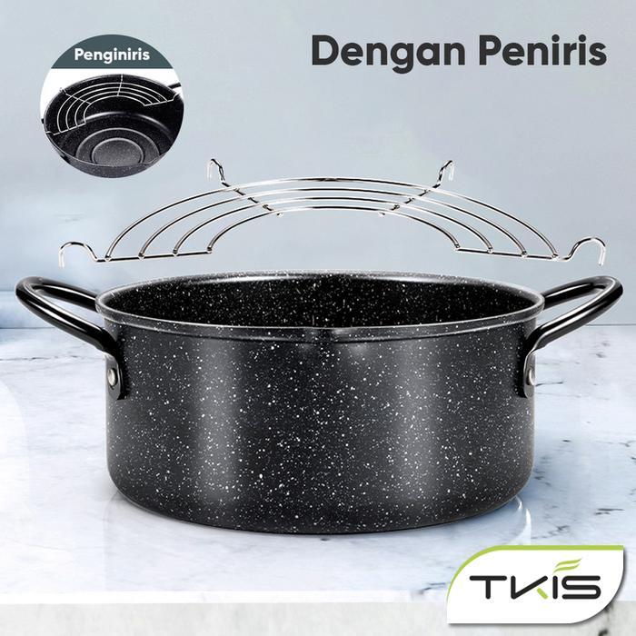 (Cod) Tkis Kitchenware Panci Penggorengan / Panci Multifungsi Deep Frypan Cookware Tk-829 Tbk