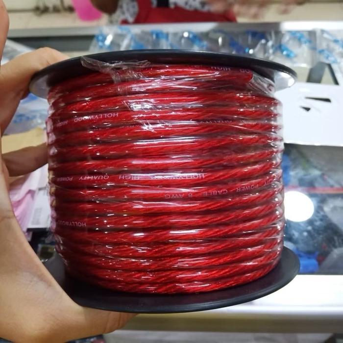KABEL STROM STRUM POWER AUDIO ACCU MOBIL 8 AWG OKL 8AWG