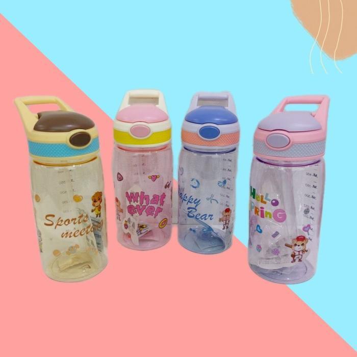 Botol Minum Anak Pegangan Karakter Seliya Kd 2663 500Ml