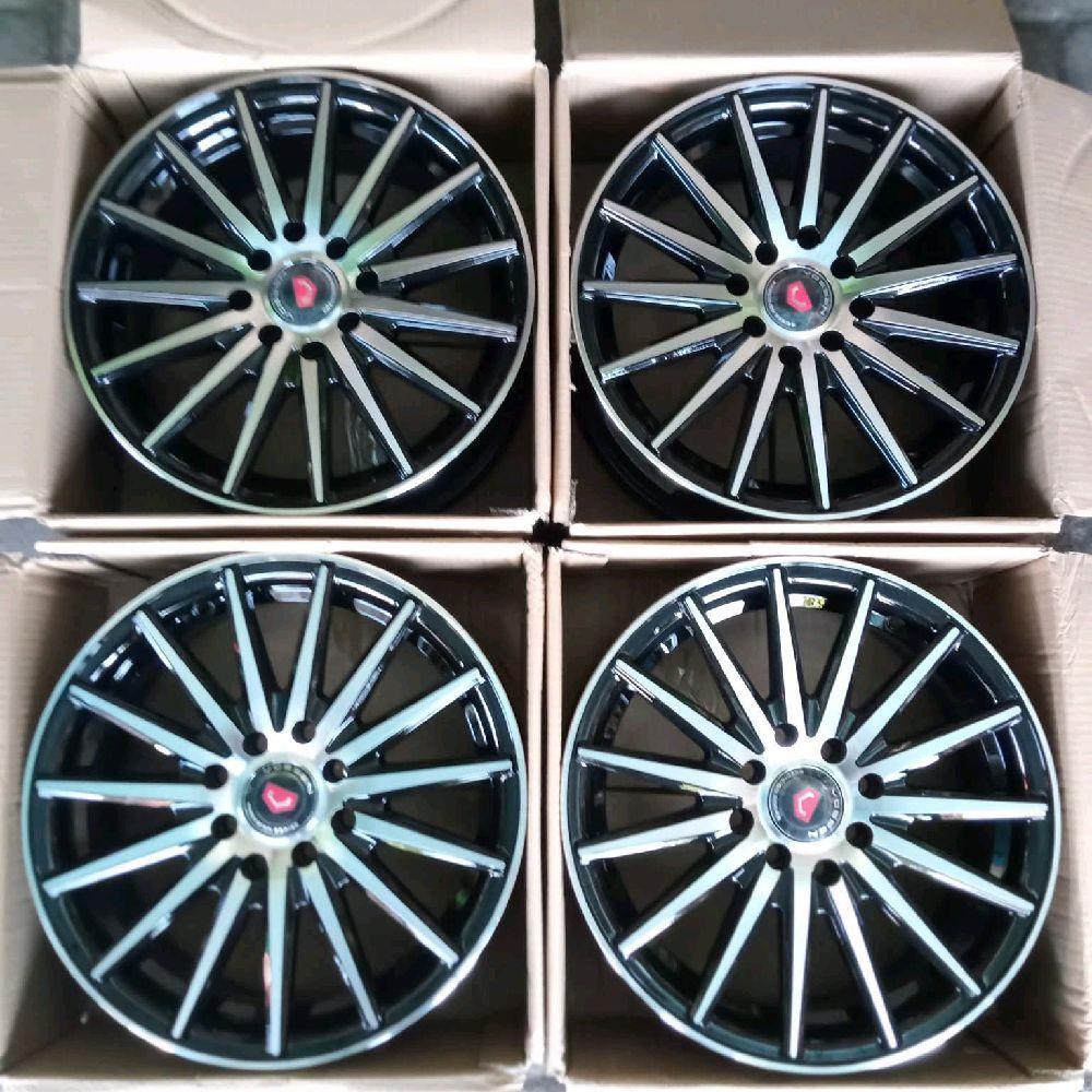 Velg Mobil Racing Vossen VFS.2 F15 Ring 15 Warna Black Polish ET 38