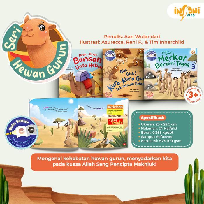 Buku Cerita Anak Bergambar - SERI HEWAN Laut Gurun Ternak Peliharaan