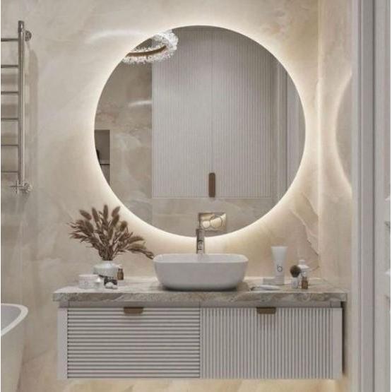 Cermin Led Aesthetic Vintage / Cermin Hias / Cermin Lampu / Cermin Gantung