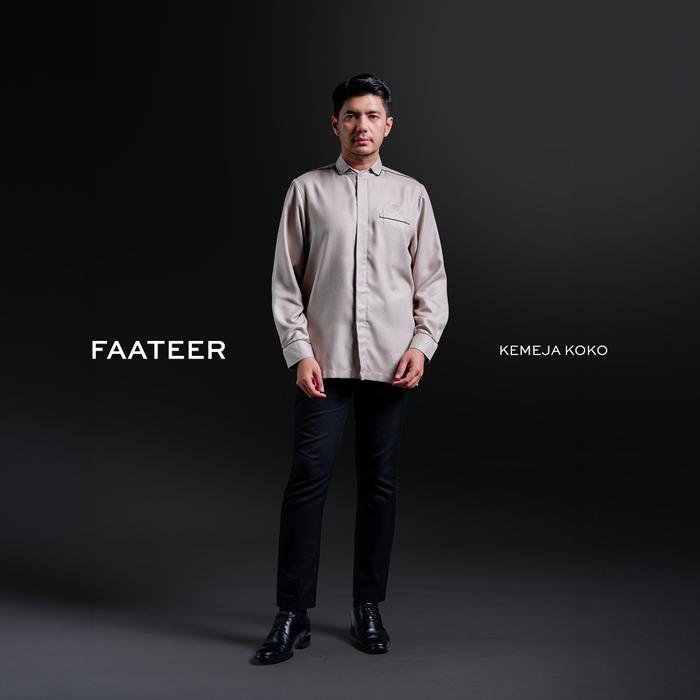 Gerai Hawa - Faateer Kemeja Pria Lengan Panjang Baju Koko Dewasa Daily & Premium