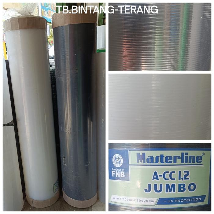 Fiber Pagar Tebal 1.2 Mm Lebar 120 Cm Motif Garis Pelapis Penutup Pagar Bagus Berkualitas