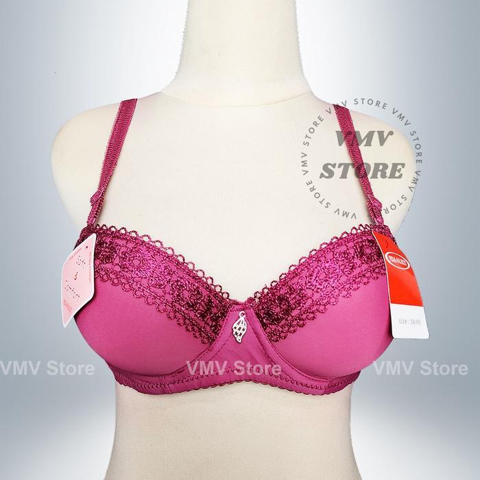 Push Up Bra Cup A Misslily 086 Bh Kawat Push Up Busa Tebal Model Renda Brukat Miss Lily Original