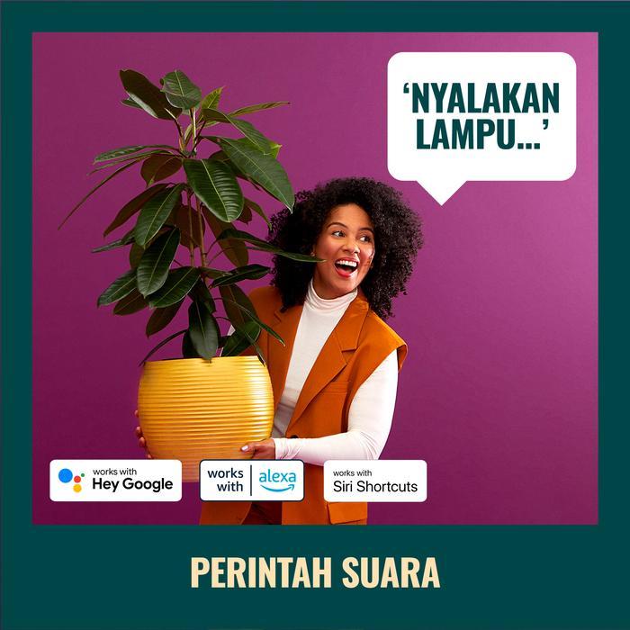 WiZ Lampu Smart LED 8W WiFi Smart Bulb TW Putih