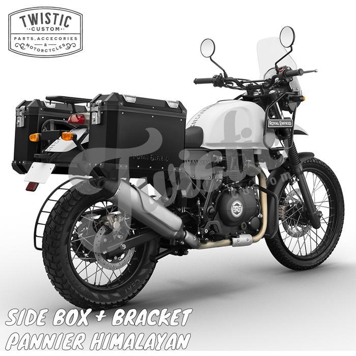 SIDE BOX SAMPING PANNIER RACK BRACKET MOTOR ROYAL ENFIELD HIMALAYAN