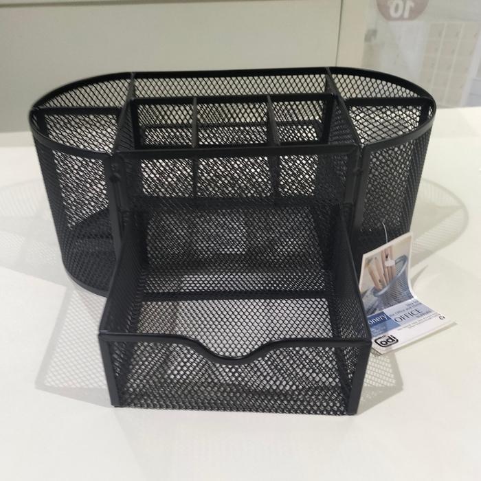 Organizer Alat Tulis Kantor Dengan Laci Odi Desk Organizer W/Drawer