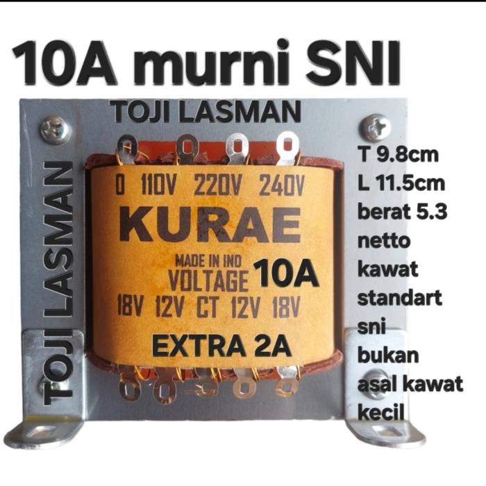 MNTB" TRAVO TRAFO 10A BESAR MURNI 10A CT 10AMPERE 10A BESAR MURNI