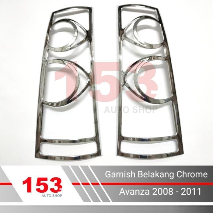 Garnish Belakang Chrome Avanza/Xenia 2008 - 2011
