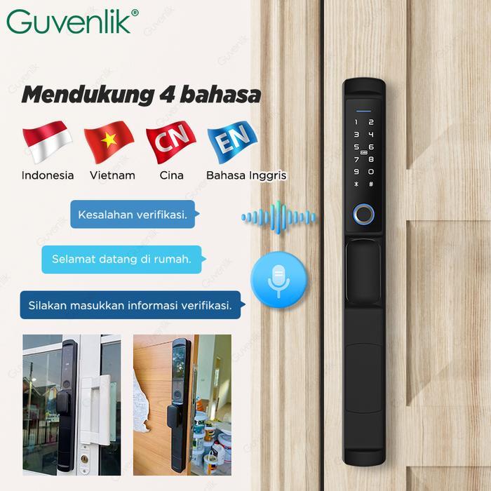 TUYA SMART DOOR LOCK 5 IN 1 KUNCI PINTU RUMAH KUNCI PINTU DIGITAL IP66 WATERPROOF KUNCI PINTU